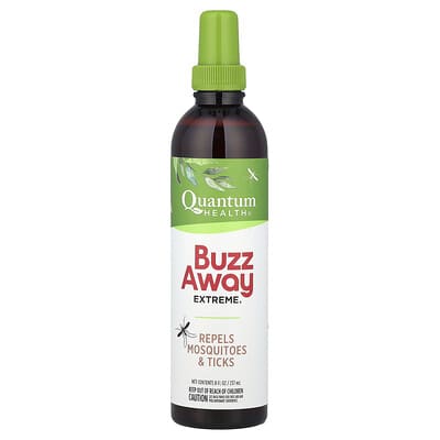 Репеллент Buzz Away Extreme®, от комаров и клещей, 8 fl oz (237 ml)