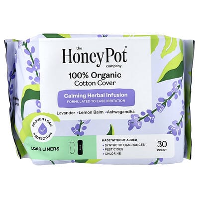 Organic Calming Herbal Infusion, Long Liners, 30 Count