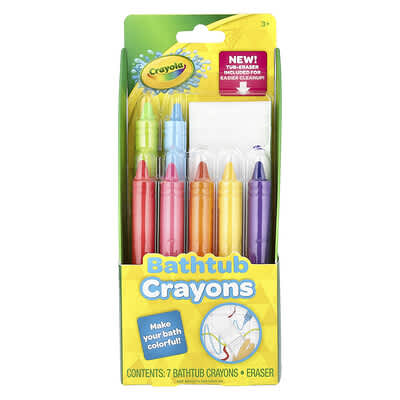 Bathtub Crayons, Ages 3+, 8 Piece Set