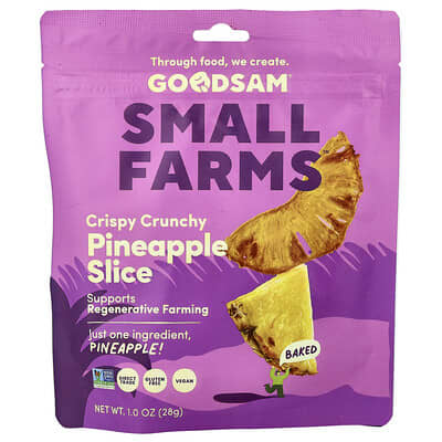 Small Farms™, Crispy Crunchy Pineapple Slice, 1 oz (28 g)