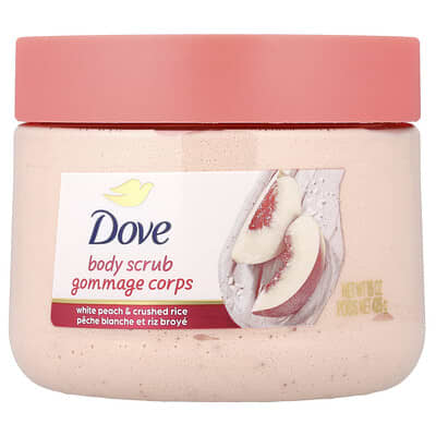 Body Scrub, White Peach & Crushed Rice, 15 oz (425 g)