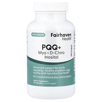 Fairhaven Health PQQ + Myo + D-Chiro Inositol, 120 капсул