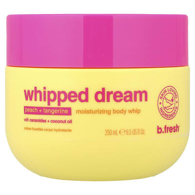 Whipped Dream увлажняющий крем для тела, персик + мандарин, 8.5 fl oz (250 ml)