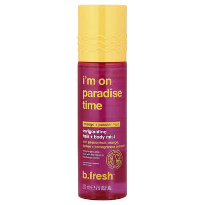 I'm on Paradise Time, освежающий мист для волос и тела, Mango + Passionfruit, 7.5 fl oz (221 ml)