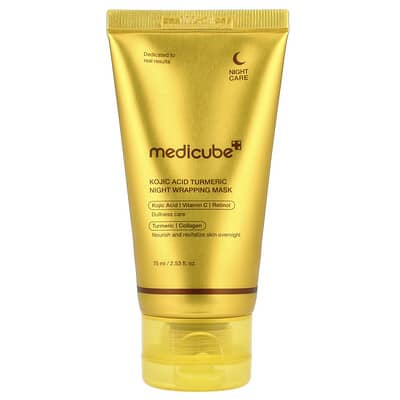 Kojic Acid Turmeric Night Wrapping Beauty Mask, 2.53 fl oz (75 ml)