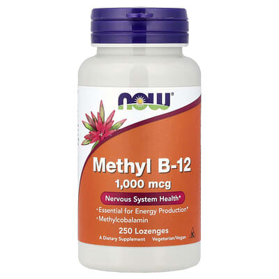 Methyl B-12, 1,000 mcg, 250 пастилок