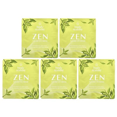 Steam Eye Mask, Green Tea, 5 Pack