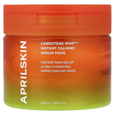 April Skin сыворотка-пэды Carrotene IPMP™ для мгновенного успокоения кожи, 7.43 fl oz (220 ml)