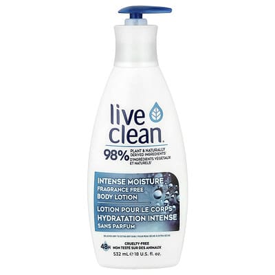 Intense Moisture Body Lotion, Fragrance Free, 18 fl oz (532 ml)