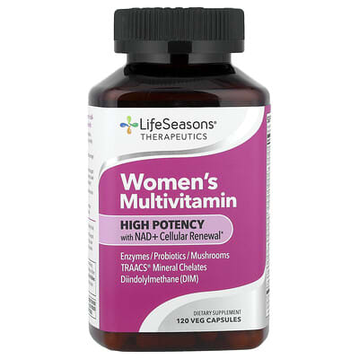 Мультивитамины LifeSeasons Women's High Potency, 120 Veg Capsules
