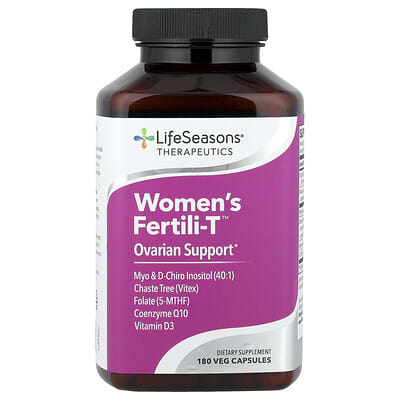 Женские капсулы LifeSeasons Therapeutics Fertili-T™, 180 шт.