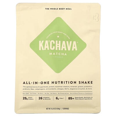 Цельный питательный коктейль Matcha, 15.31 oz (434 g)