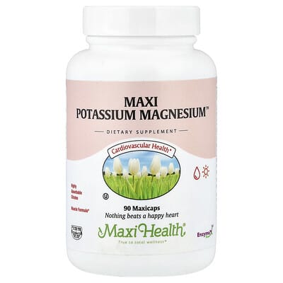 Калий-магний Maxi Potassium Magnesium™, 90 Maxicaps