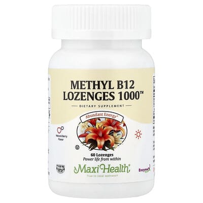 Methyl B12 Lozenges 1000™, Natural Berry, 60 Lozenges (1,000 mcg per Lozenge)