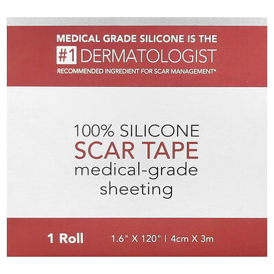 HealFast 100% Silicone Scar Tape 1 рулон