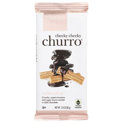 Шоколадный батончик Dark Chocolate, Cheeky Cheeky Churro™, 2.8 oz (80 g)