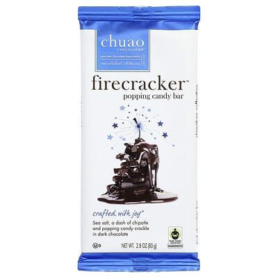 Темный шоколадный батончик с взрывной карамелью Firecracker™ 2.8 oz (80 g)