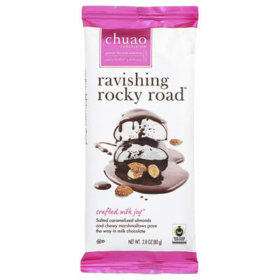 Шоколадный батончик Milk Chocolate Bar Ravishing Rocky Road 2.8 oz