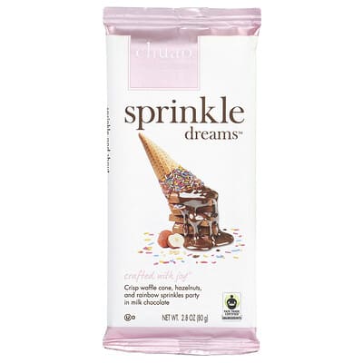 Шоколадный батончик Milk Chocolate Bar, Sprinkle Dreams™, 2.8 oz (80 g)