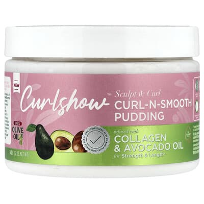 Стайлинг-гель CurlShow™, Curl-N-Smooth Pudding, 12 oz (340 g)
