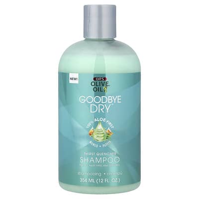 Olive Oil® Goodbye Dry™ Thirst Quencher шампунь для всех типов волос, Mango Papaya, 12 fl oz (354 ml)