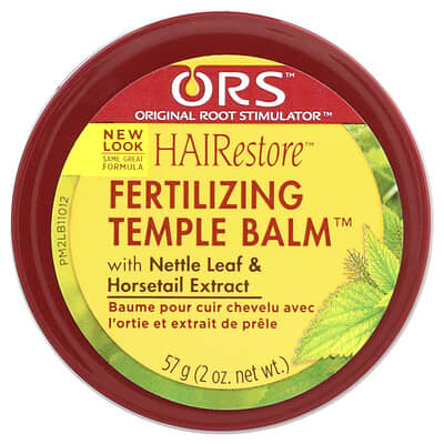 HAIResture™, Fertilizing Temple Balm™, For Relaxed or Thermally-Straightened Hair, 2 oz (57 g)