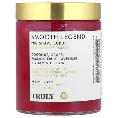 Smooth Legend Pre-Shave Scrub, 6 fl oz (180 ml)