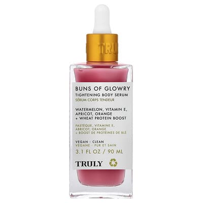 Truly Beauty Buns of Glowry подтягивающая сыворотка для тела, 3.1 fl oz (90 ml)