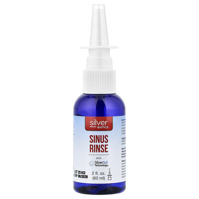 Silver Biotics®, Sinus Rinse With SilverSol Technology®, 2 fl oz (60 ml)