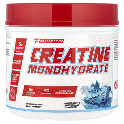 Creatine Monohydrate, Blue Slushie, 90 порций, 20 oz (567 g)