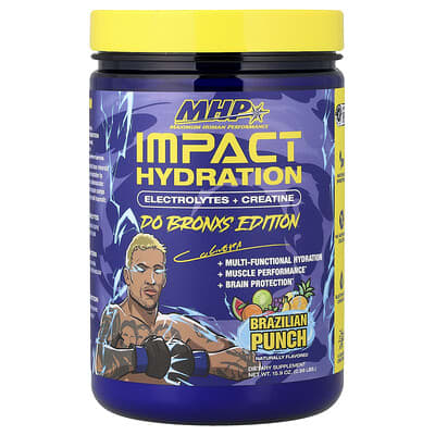 Impact Hydration, электролиты + креатин, Brazilian Punch, 0.99 lbs (15.9 oz)