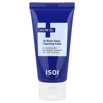 ACNI Dr. 1st пенка для глубокого очищения для чувствительной кожи, 2.53 fl oz (75 ml)