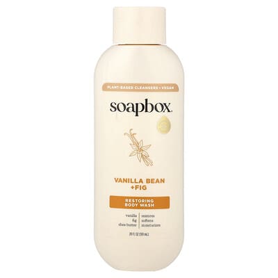 Restoring Body Wash, Vanilla Bean + Fig, 20 fl oz (591 ml)
