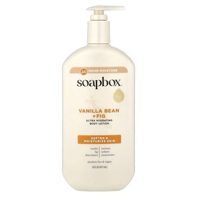 Ultra Hydrating Body Lotion, Vanilla Bean + Fig, 16 fl oz (473 ml)
