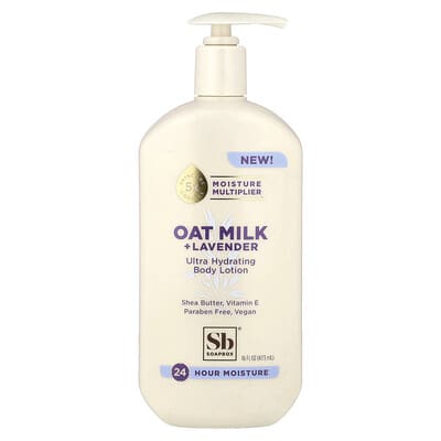 Увлажняющий лосьон для тела Soapbox, Oat Milk + Lavender, 16 fl oz (473 ml)