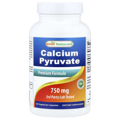 Calcium Pyruvate, 750 mg, 120 Vegetarian Capsules