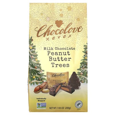 Milk Chocolate Peanut Butter Trees, 7.05 oz (200 g)