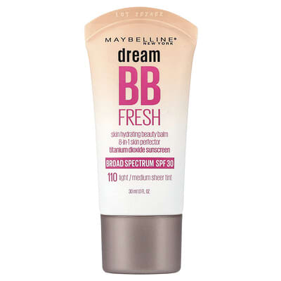 Dream BB Fresh, Skin Hydrating Beauty Balm, SPF 30, 110 Light/Medium Sheer Tint, 1 fl oz (30 ml)