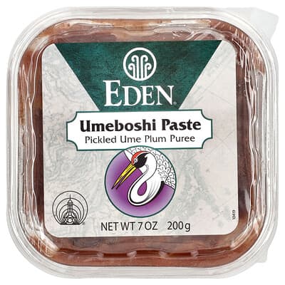 Umeboshi Paste, пюре из маринованных слив Умебоси, 7 oz (200 g)