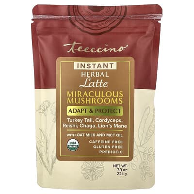 Miraculous Mushrooms™, Травяной латте, без кофеина, 7.9 oz (224 g)