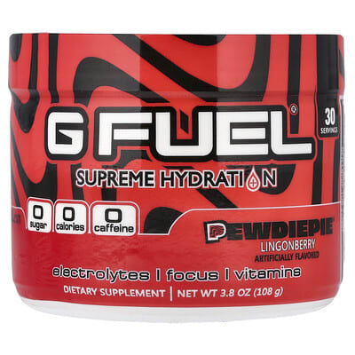 Supreme Hydration, PewDiePie® Lingonberry, 3.8 oz (108 g)