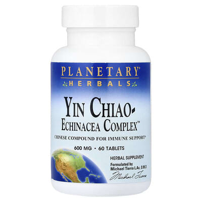 Planetary Herbals Yin Chiao-Echinacea Complex™, 60 таблеток