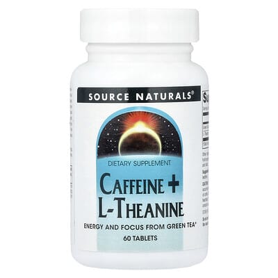 Caffeine + L-Theanine, 60 таблеток