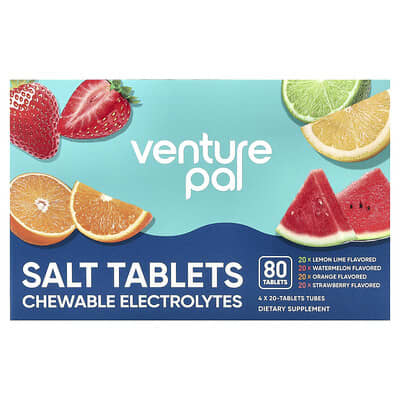 Таблетки с электролитами Salt Tablets Chewable, ассорти, 80 таблеток