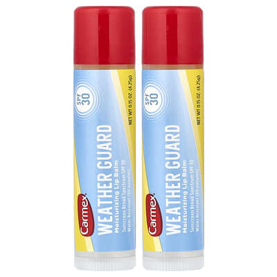 Увлажняющий бальзам для губ Weather Guard, SPF 30, 2 шт., 0.15 oz (4.25 g) каждый