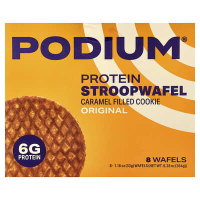 Protein Stroopwafel, оригинальный, 8 шт., по 1.16 oz (33 g)