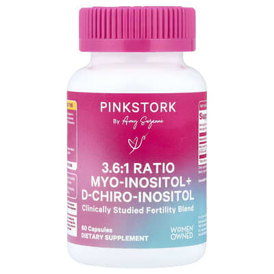 3.6:1 Ratio Myo-Inositol + D-Chiro-Inositol, 60 Capsules