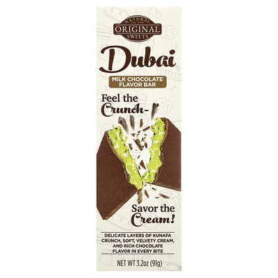 Dubai Milk Chocolate Bar, 3.2 oz (91 g)
