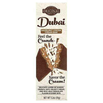 Шоколадный батончик Dubai Hazelnut Cocoa Cream 3.2 oz (91 g)