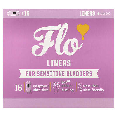 Liners, For Sensitive Bladders, Ultra-Thin, 16 Liners
